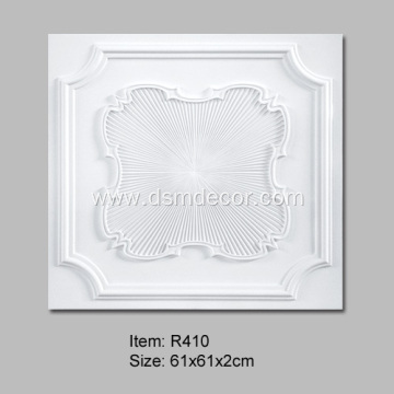 Square Ceiling Tiles with Ceiling Rose